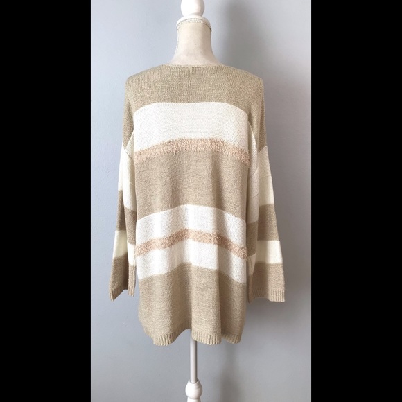 Soft Surroundings V-neck Tunic Sweater Size 1X - Picture 8 of 8